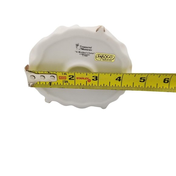 Vintage 1981 Enesco Treasured Memories A Mothers Love Figurine Mother and Child - Picture 7 of 8